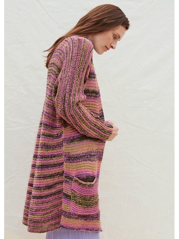 LONG-CARDIGAN MIT TASCHEN A Mano von Lana Grossa