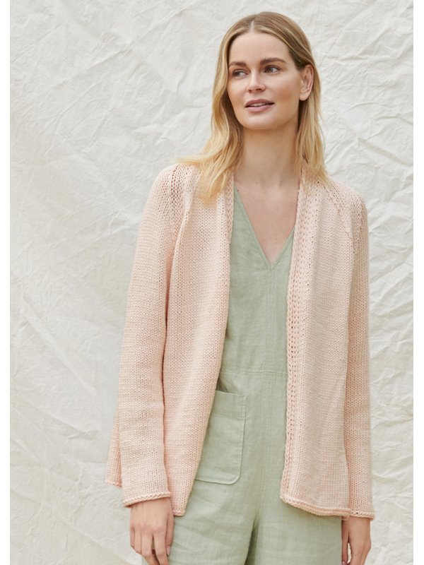 RAGLANCARDIGAN GLATT RECHTS Cashseta von Lana Grossa