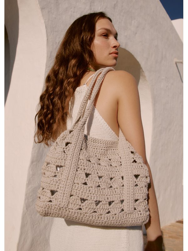 Lana Grossa HÄKELTASCHE The Fine Tube