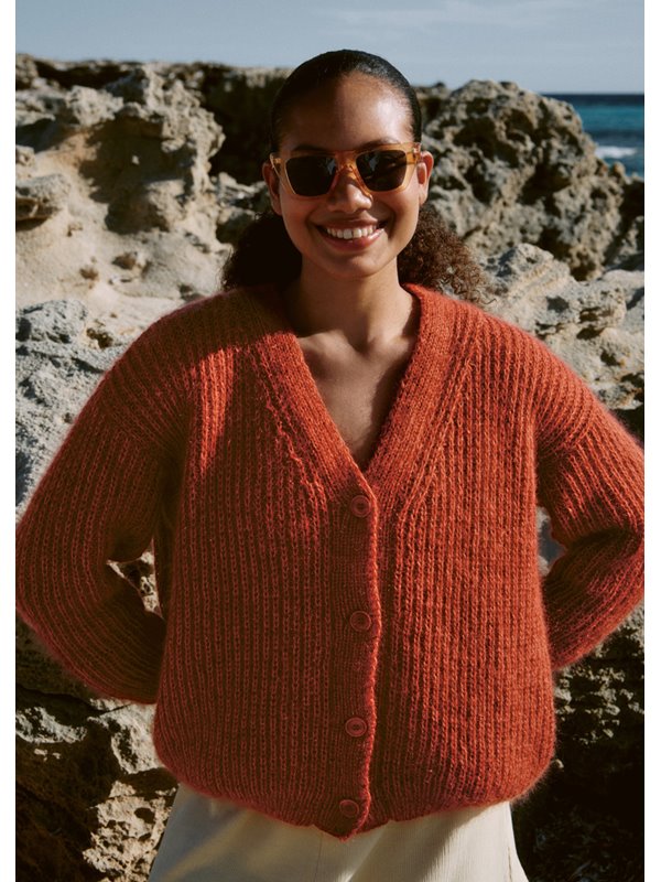 CARDIGAN Cotton Wool & Silkhair von Lana Grossa