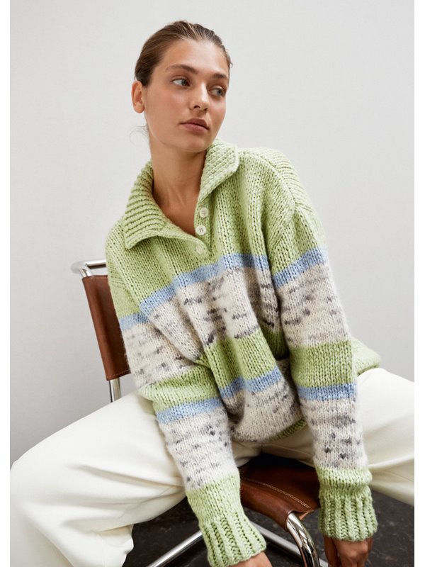 PULLOVER Cool Merino, Lala Berlin Lovely Cotton & Lovely Cotton Inserto von Lana Grossa