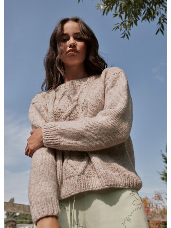 PULLOVER Ecopuno Chunky von Lana Grossa