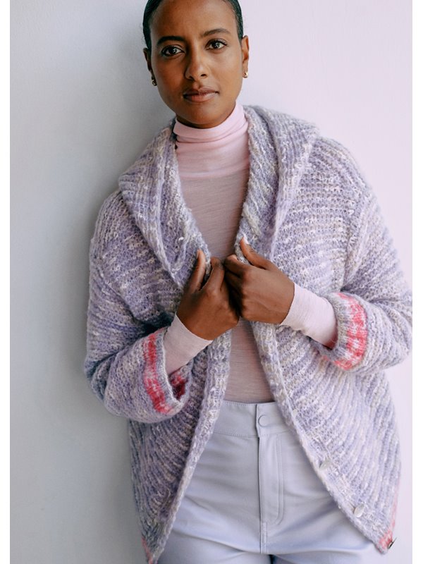 Lana Grossa KAPUZENJACKE Lala Berlin Smoothy & Lala Berlin Buffy