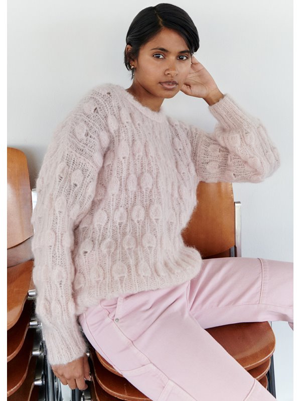 PULLOVER TROPFENMUSTER Mohair Moda von Lana Grossa