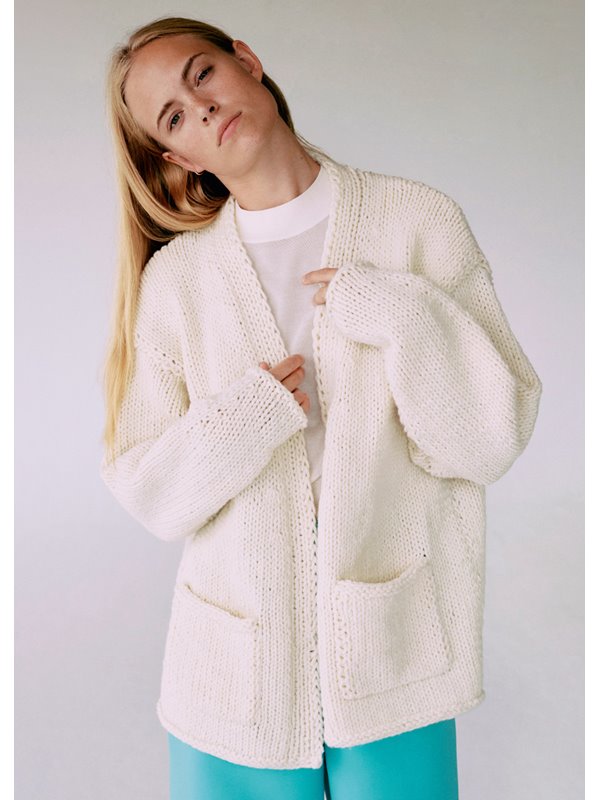 CARDIGAN Merino Cardato von Lana Grossa