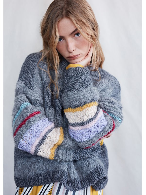 PULLOVER Lala Berlin Lovely Cotton & Lala Berlin Furry von Lana Grossa