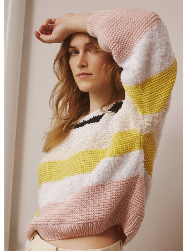 Lana Grossa PULLOVER Fourseason, About Berlin Funky & Pima