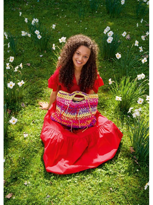 FRANSENTASCHE GROSS The Tube von Lana Grossa