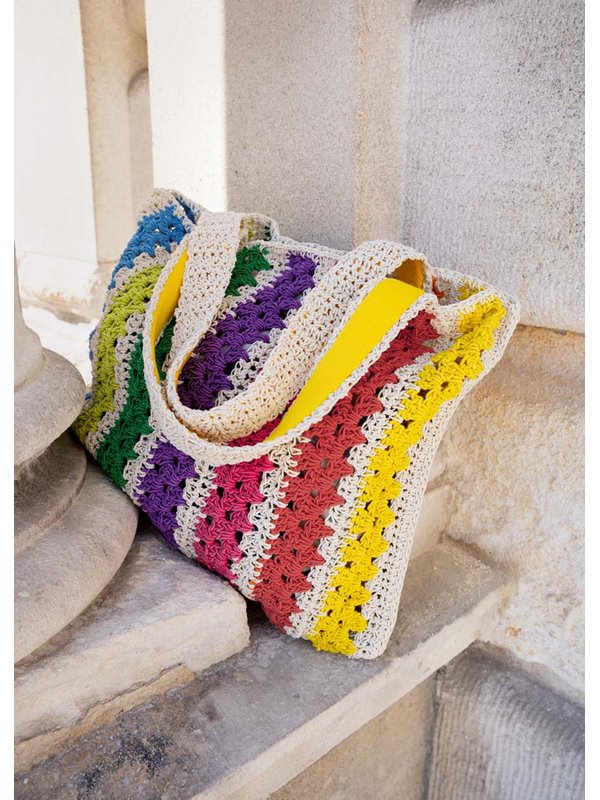 STRANDTASCHE STREIFEN The Core von Lana Grossa