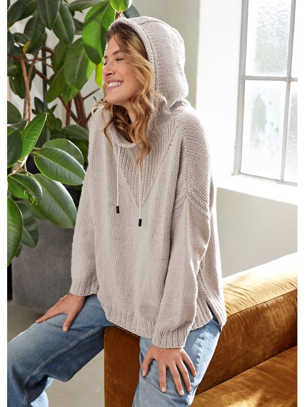 HOODIE FEELGOOD Puro Vegano  von Lana Grossa