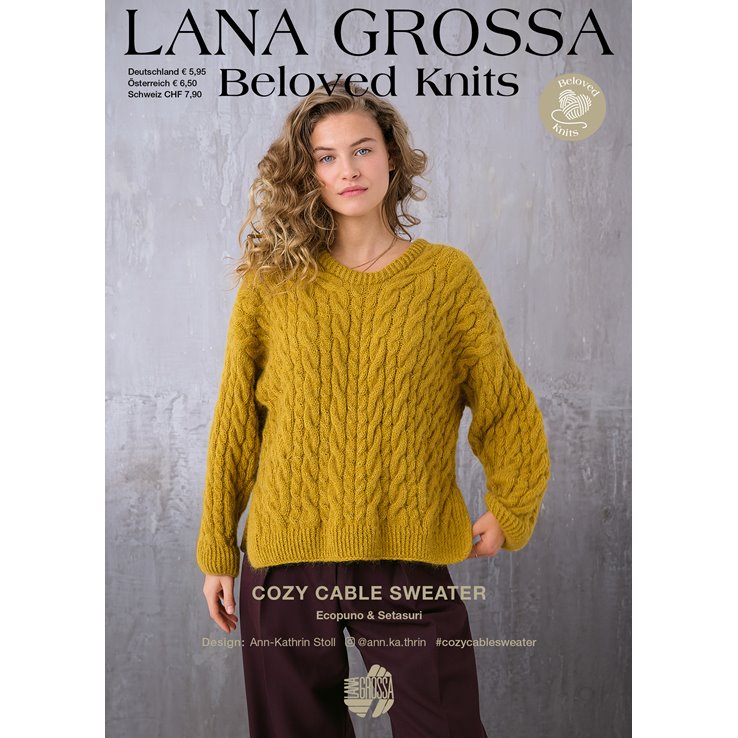 COZY CABLE SWEATER - Beloved Knits No. 5 - von Lana Grossa