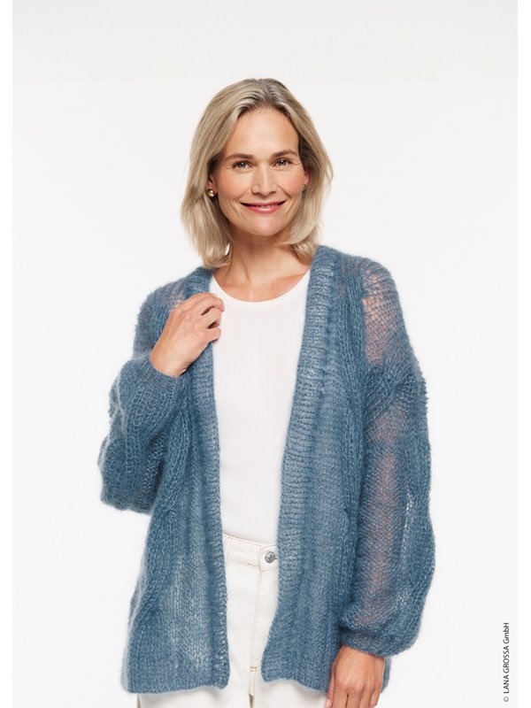 Lana Grossa NICOLETTA CARDIGAN Silkhair
