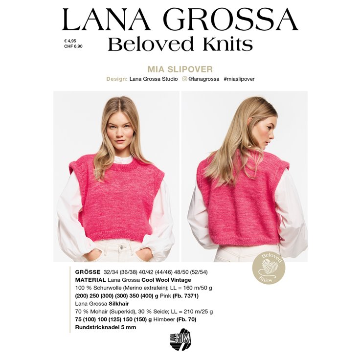 MIA SLIPOVER - Beloved Knits No. 3 - von Lana Grossa