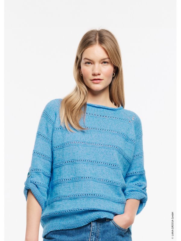 LETIZIA SWEATER Ecopuno von Lana Grossa