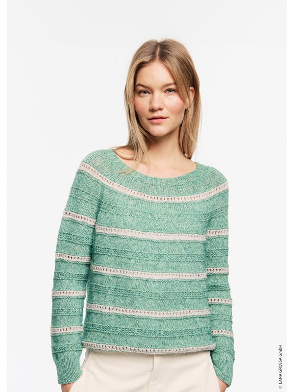 FLAVIA SWEATER Ecopuno von Lana Grossa