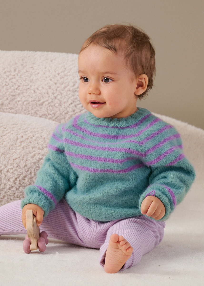 RAGLANPULLOVER Cosy Socks von Lana Grossa