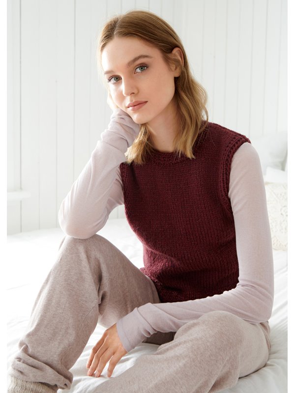PULLUNDER MIT SEITENSCHLITZ Alta Moda Cashmere 16 von Lana Grossa