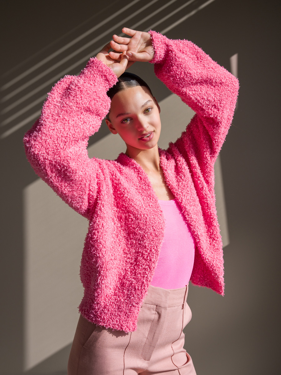 TOP-DOWN CARDIGAN Frizzante von Lana Grossa