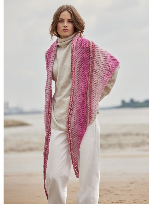 2-KNÄUEL-DREIECKSTUCH Gomitolo Finito von Lana Grossa