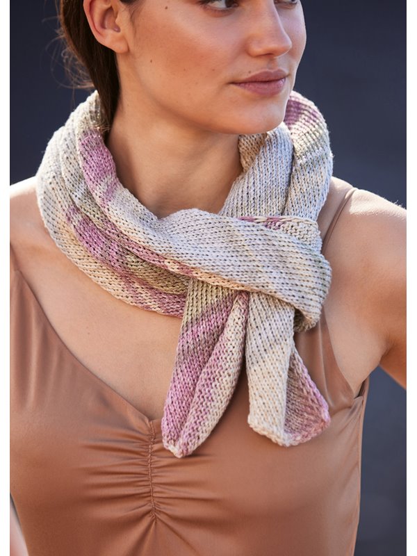 DIAGONAL-GESTRICKTER-SCHAL Gomitolo Selezione 2 von Lana Grossa