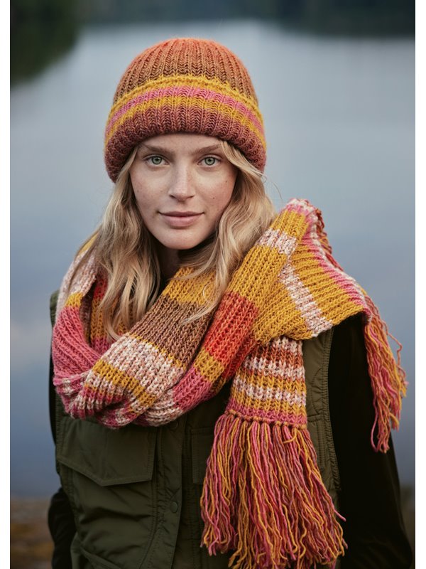 DOPPELTE PATENTMÜTZE Gomitolo Tosca von Lana Grossa