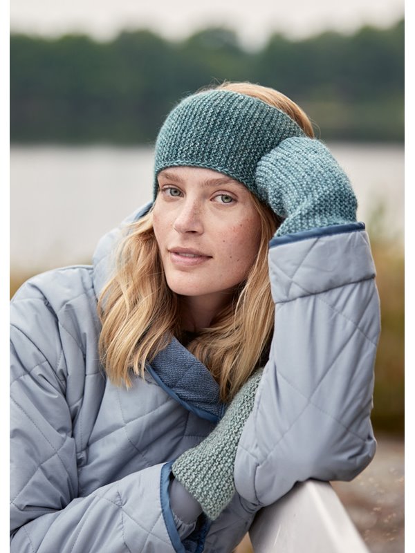 Lana Grossa 1 KNÄUEL SET: STIRNBAND & HANDSTULPEN Gomitolo Alpaca