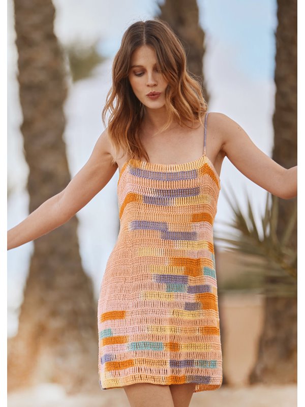 HÄKELKLEID Gomitolo Lino von Lana Grossa