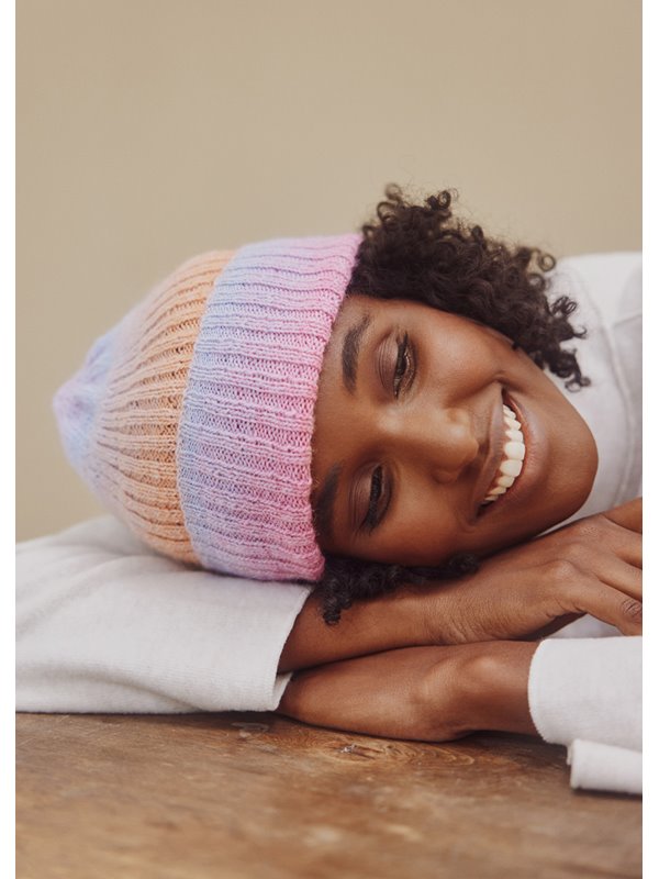 RIPPENMÜTZE Gomitolo Alpaca von Lana Grossa