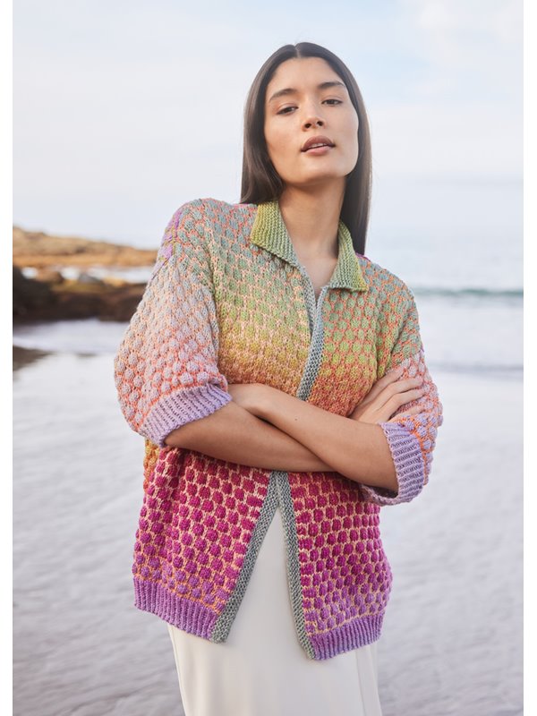 CARDIGAN IM PUNKTMUSTER Cotonella von Lana Grossa