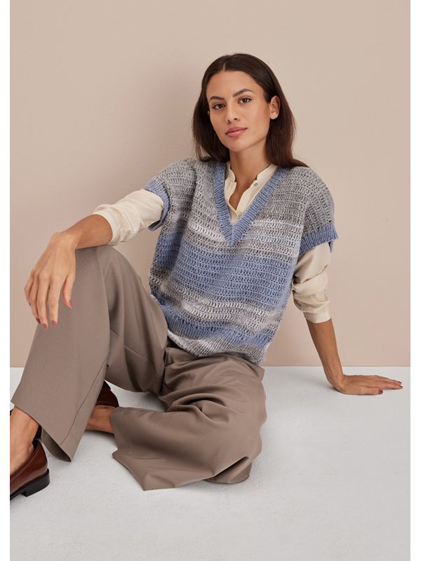 Lana Grossa HÄKEL-PULLUNDER Gomitolo Gala