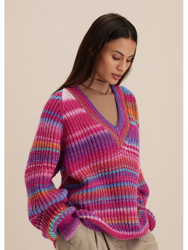 RAGLAN-V-PULLOVER Gomitolo Magico von Lana Grossa