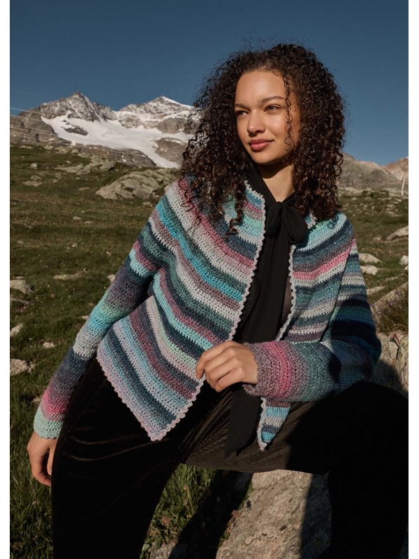 HÄKELJACKE Gomitolo Intenso von Lana Grossa