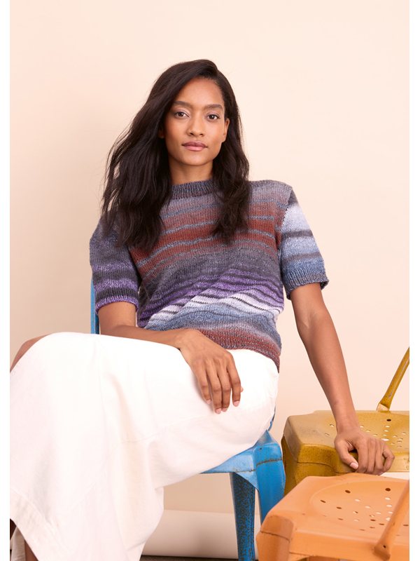 Lana Grossa KURZARM-PULLOVER TOP-DOWN Gomitolo Modo