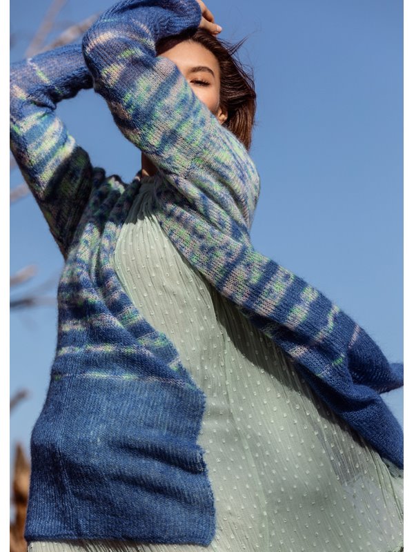 JACKE Silkhair Hand-dyed & Silkhair von Lana Grossa