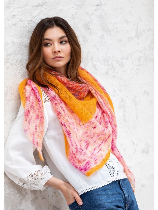 Lana Grossa DREIECKSTUCH Silkhair & Silkhair Hand-dyed