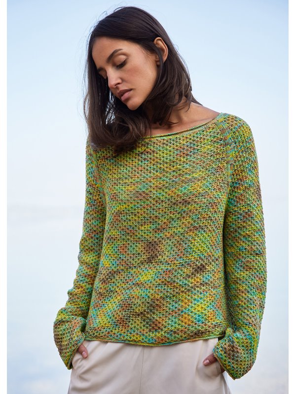 PULLOVER Pima Fine Hand-dyed von Lana Grossa