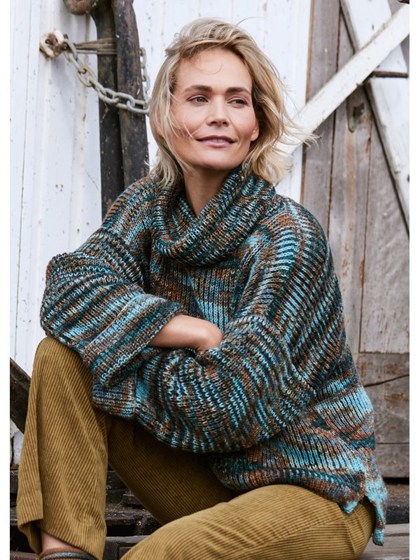 PULLOVER Meilenweit 100g Merino Hand-dyed von Lana Grossa