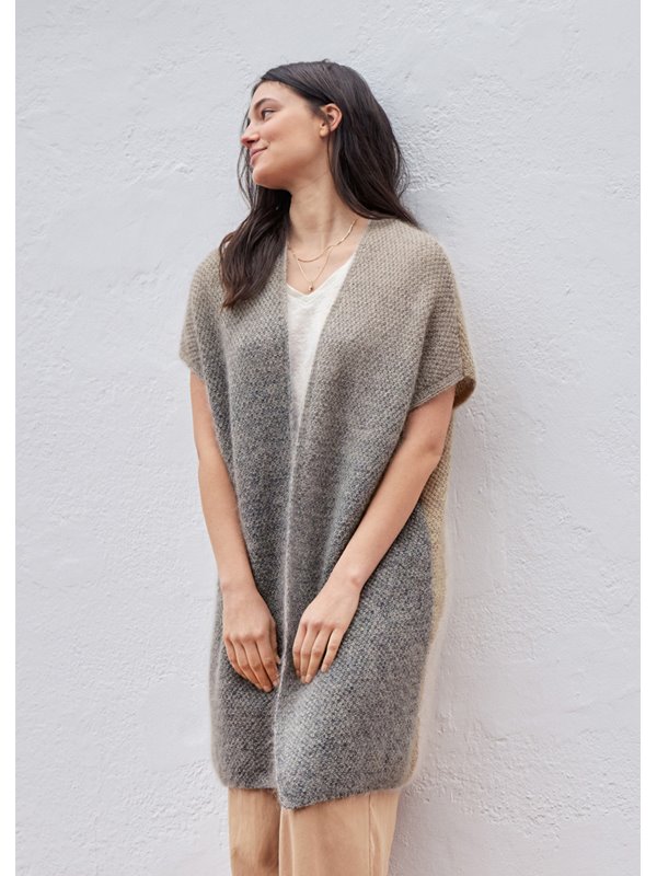 CARDIGAN Cool Wool Lace hand-dyed, Cool Wool Lace & Silkhair von Lana Grossa
