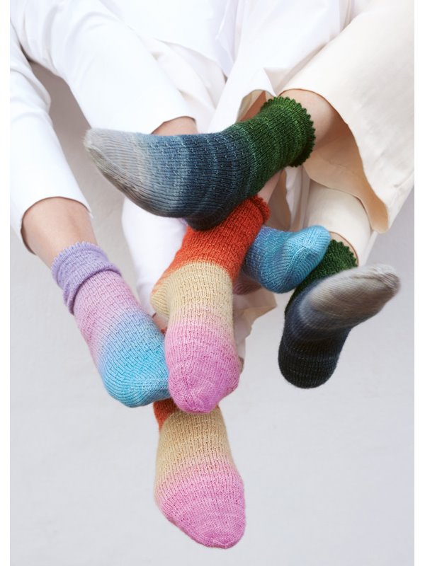 SOCKEN Meilenweit 50g Merino hand-dyed von Lana Grossa