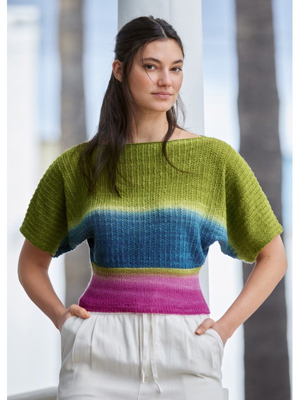 PULLOVER Cool Wool Lace hand-dyed von Lana Grossa
