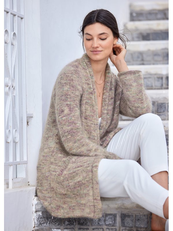 Lana Grossa JACKE Setacotone hand-dyed & Silkhair