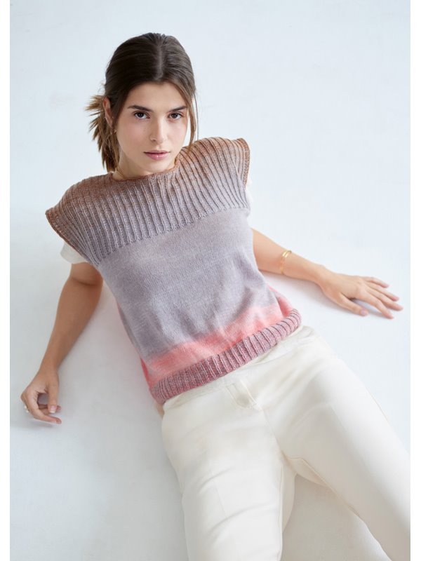 PULLUNDER Cool Wool Lace hand-dyed von Lana Grossa