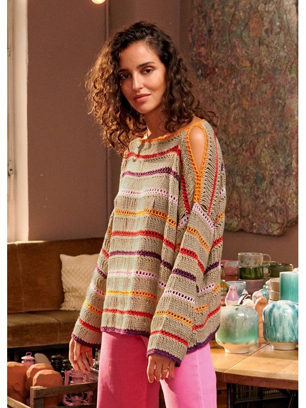 PULLOVER Landlust Sommerseide von Lana Grossa