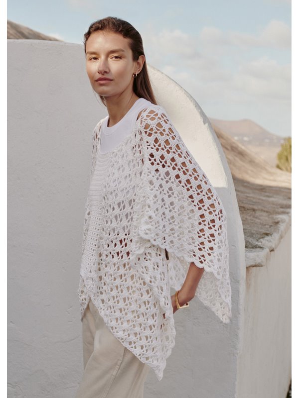 PONCHO Cotton Love von Lana Grossa