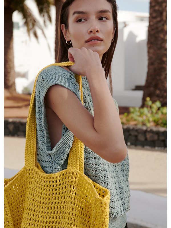 XL SHOPPER Solo Lino & Cotton Mèlange von Lana Grossa
