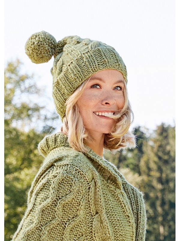 MÜTZE Landlust Winterwolle von Lana Grossa