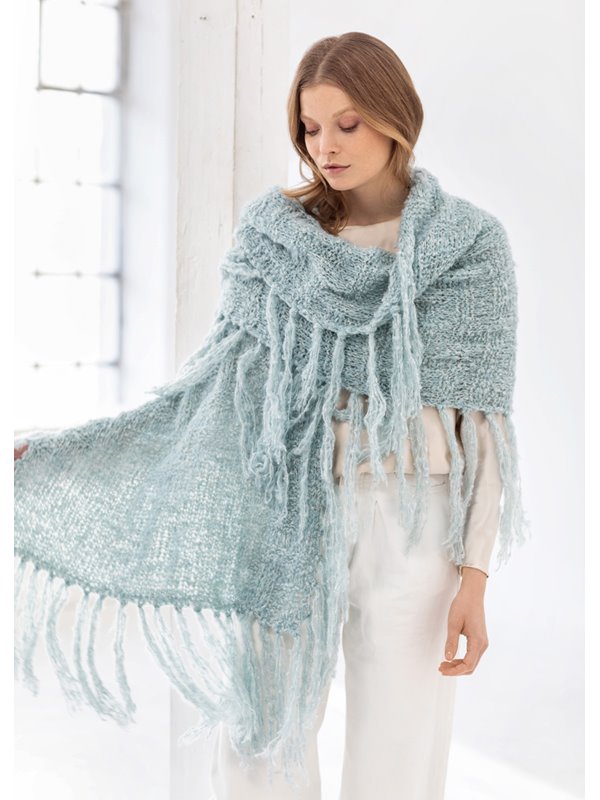 STOLA IM RECHTS-LINKS-STRUKTURMUSTER Lala Berlin Harmony von Lana Grossa