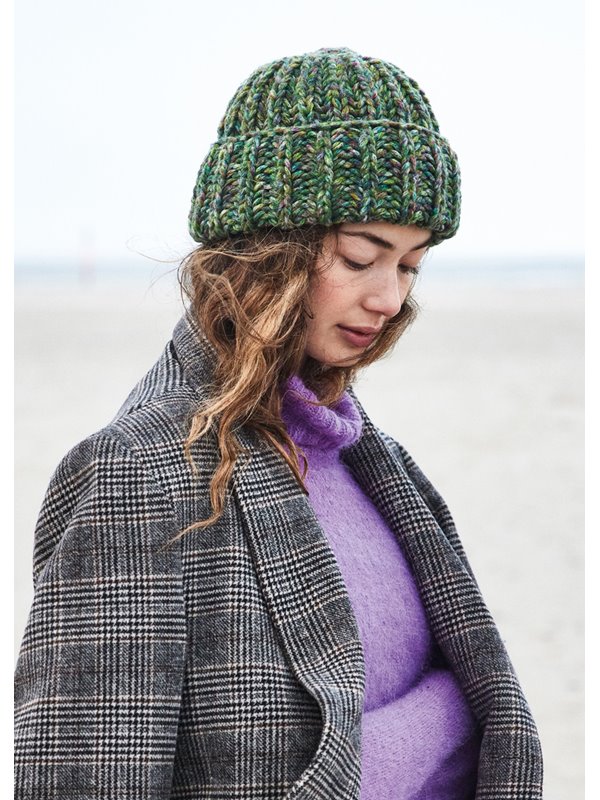 PATENTMÜTZE Cool Merino Print von Lana Grossa