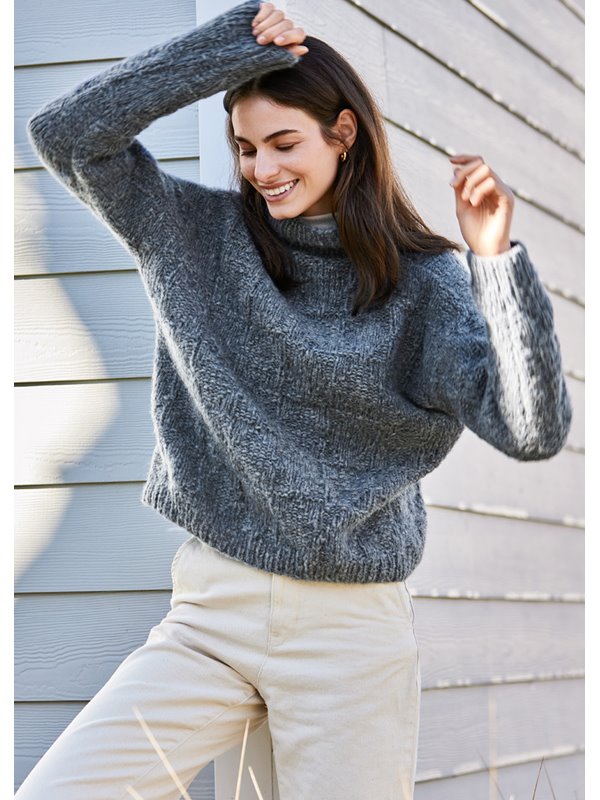 PULLOVER IM STRUKTURMUSTER Alpaca Moda von Lana Grossa