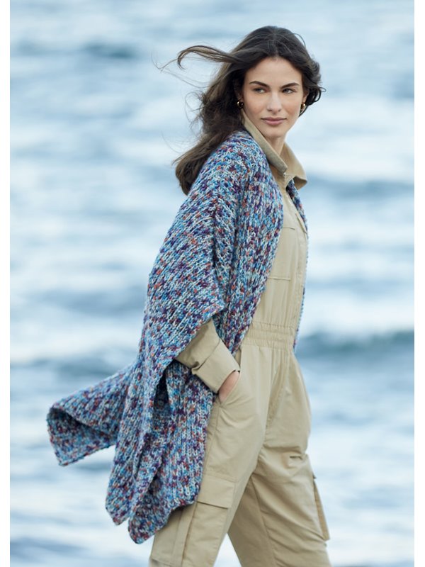 PONCHO Colortwist von Lana Grossa